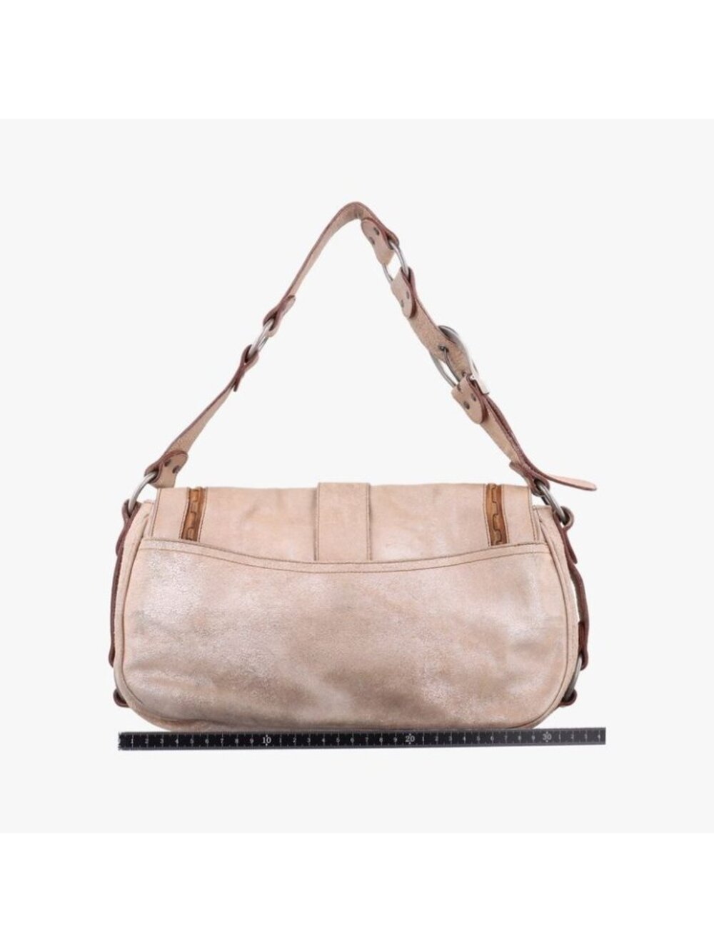 ★SOLD★ Dior Gaucho Beige Leather Messenger Bag - Picture 2 of 16
